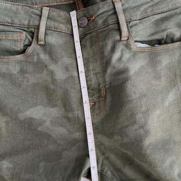 SANCTUARY DENIM Social Ankle Skinny Standard Rise Camo Print Green Sz. 28 / 6 - Picture 12 of 13
